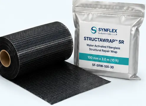 STRUCTAWRAP SR water-activated fiberglass repair wrap